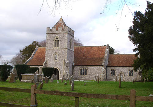 An image for Winterslow Parish Council website showing All Saints Church