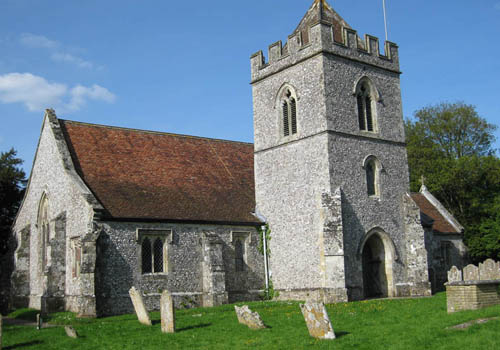 An image for Winterslow Parish Council website showing All Saints Church