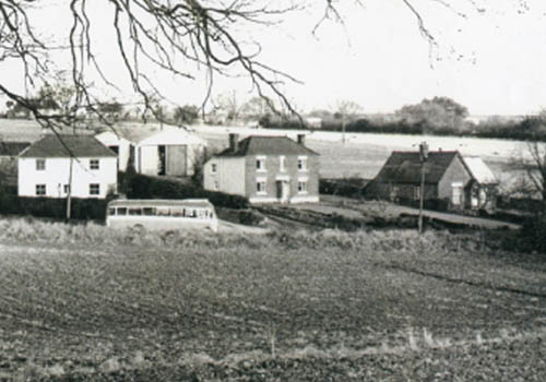 An image for Winterslow Parish Council website showing a vintage village photograph