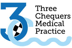 An image for Winterslow Parish Council website showing the Three Chequers Medical Practice logo