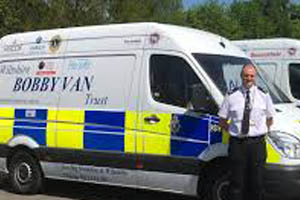 An image for Winterslow Parish Council website showing the Wiltshire Bobby Van