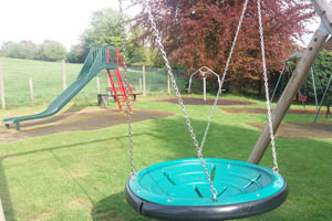 An image for Winterslow Parish Council website showing a childrens playground