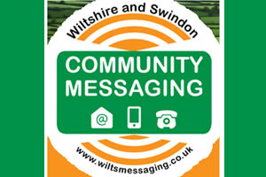 An image for Winterslow Parish Council website showing the Community Messaging logo