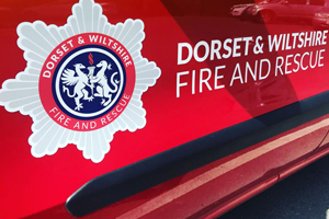An image for Winterslow Parish Council website showing the Dorset and Wiltshire Fire and Rescue logo