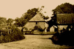 An image for Winterslow Parish Council website showing a vintage village photograph