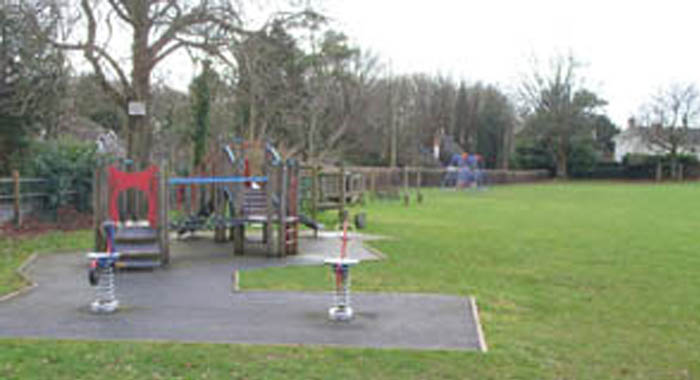 An image for Winterslow Parish Council website showing a childrens playground
