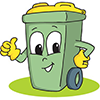 An image for Winterslow Parish Council website showing a waste bin
